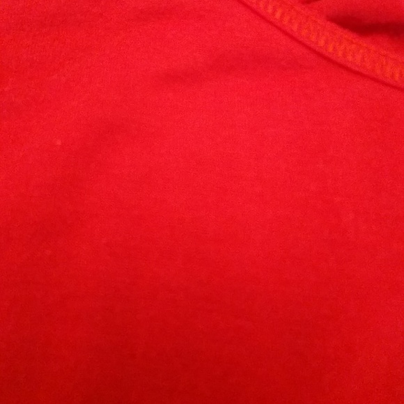 Red racerback extra Long Tank Slip swim cover-up - Picture 7 of 7